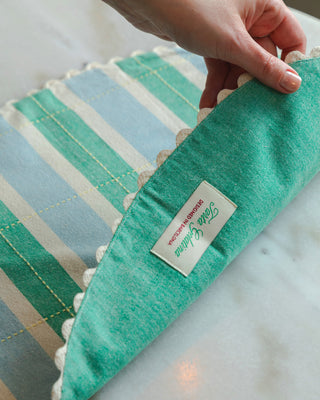 Manteles Individuales Biscuit (Set de 2) - Verde / Azul