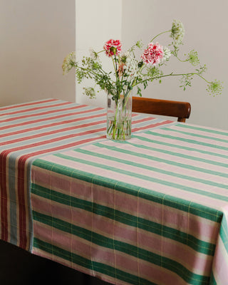 Double Striped Tablecloth - Mix 2