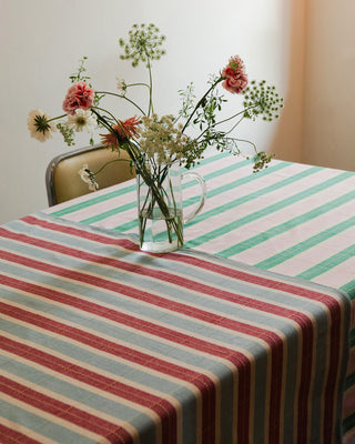 Double Striped Tablecloth - Mix 2