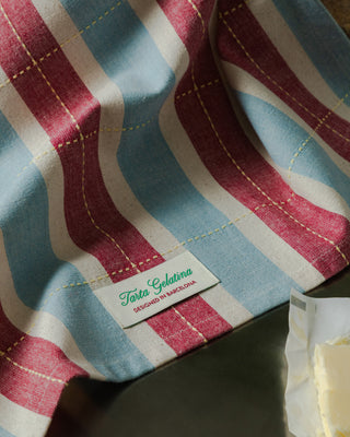 Paño de cocina a rayas