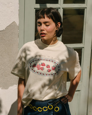 Camiseta Strawberries on a Plate