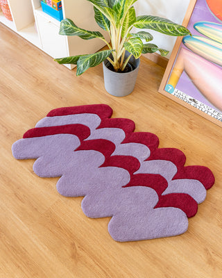 Pasto Rug - Burgundy - TARTA GELATINA