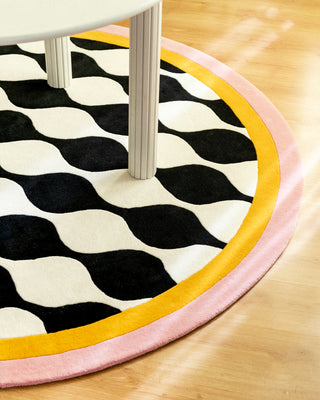 Round Chubby Checker Rug