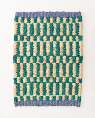 Patterned Green Doormat
